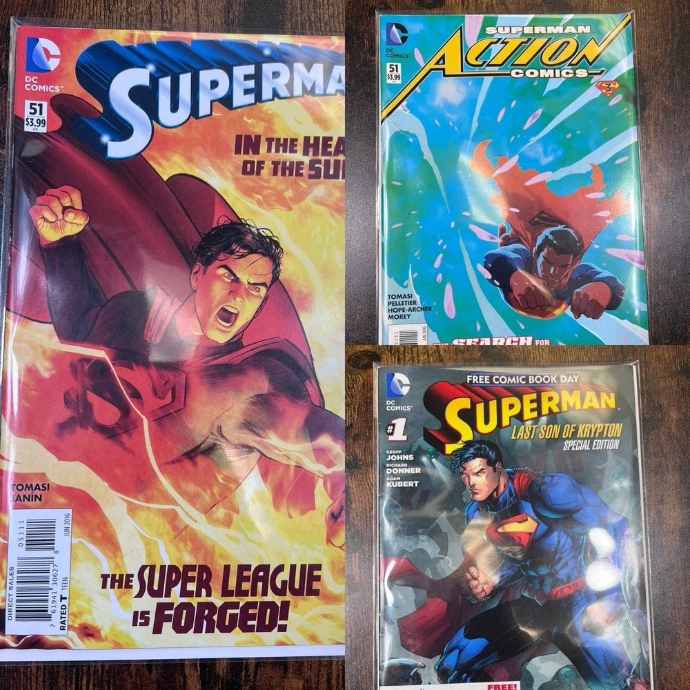 Lot Of 3 Superman #51 Vol. 3 2016 DC Comics High Grade Comic Book